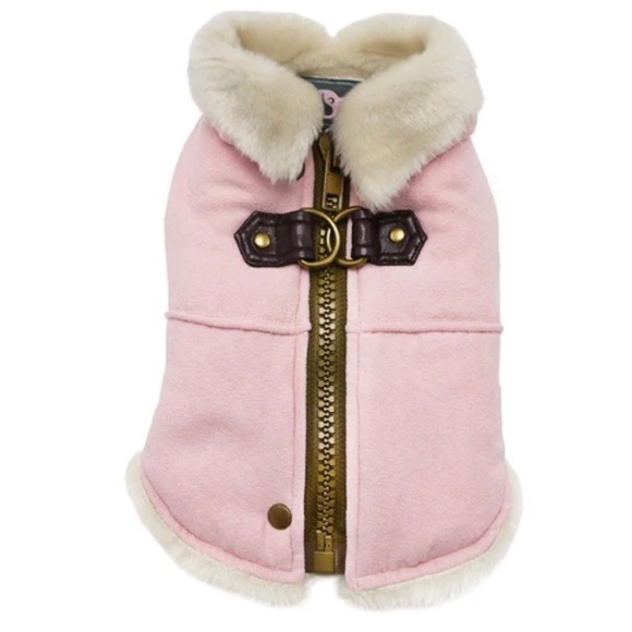 Other - DOGOPET FURRY RUNNER COAT PINK SIZE S